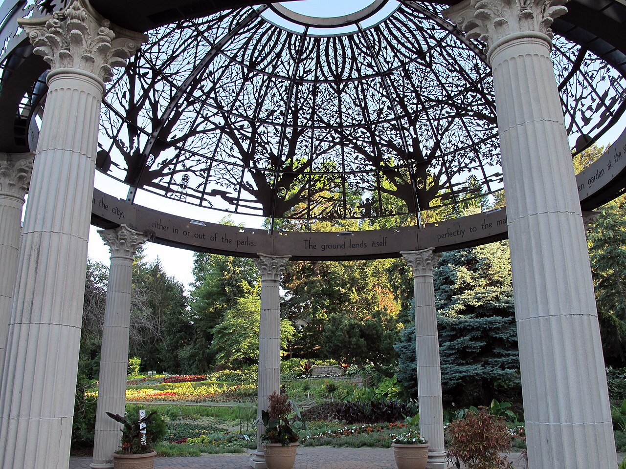 Sunken Gardens pavilion, Lincoln, Nebraska, USA