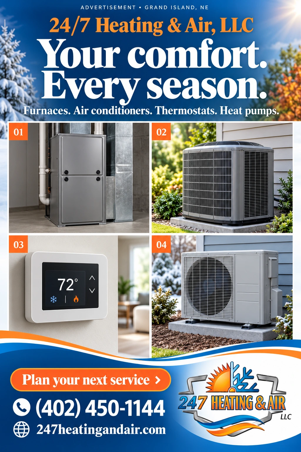 24-7 Heating & Air LLC portrait advertisement 5