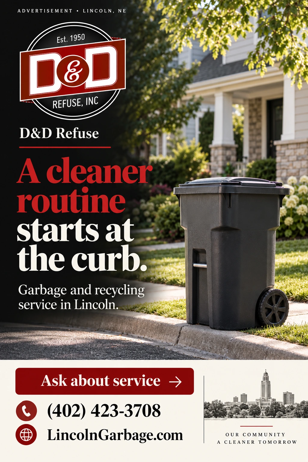 D&D Refuse portrait advertisement 1