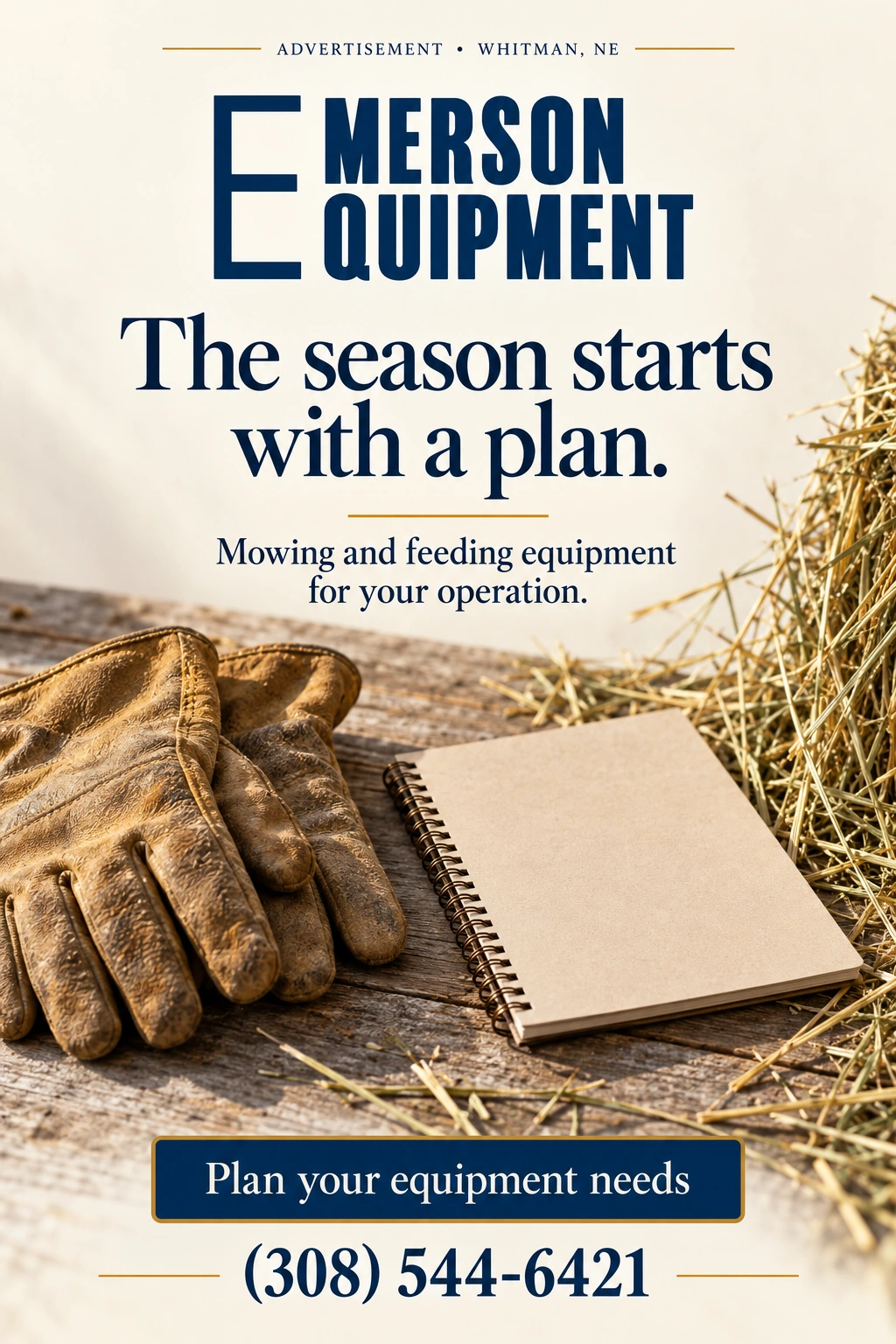 Emerson Equipment portrait advertisement 3