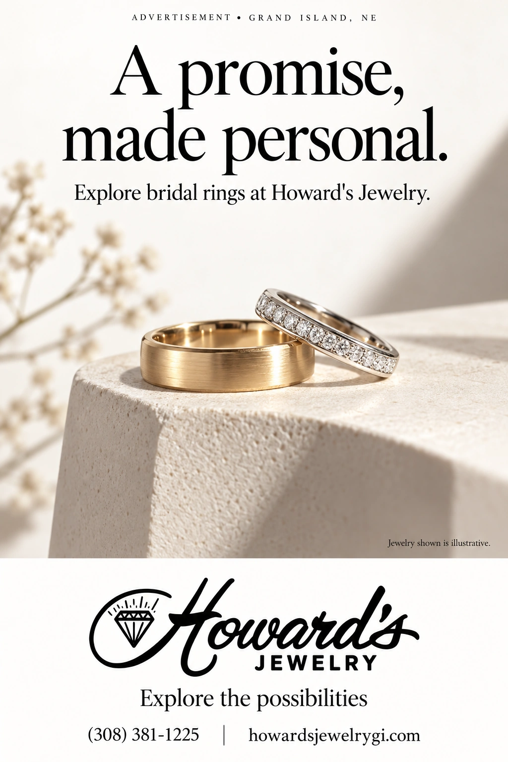 Howard's Jewelry portrait advertisement 4