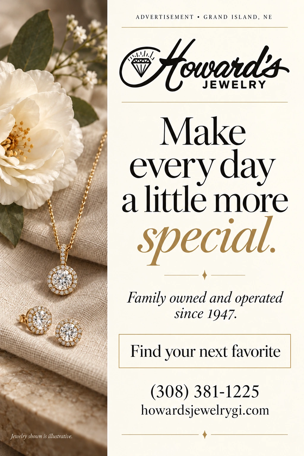Howard's Jewelry portrait advertisement 5