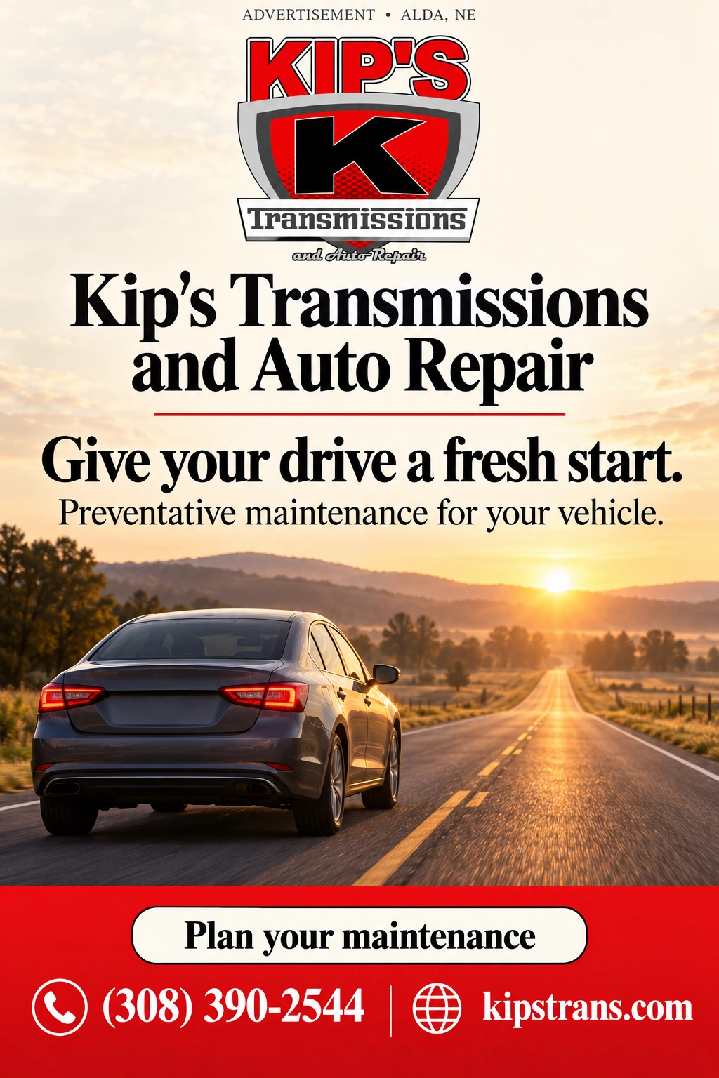 Kip's Transmissions and Auto Repair LLC portrait advertisement 2