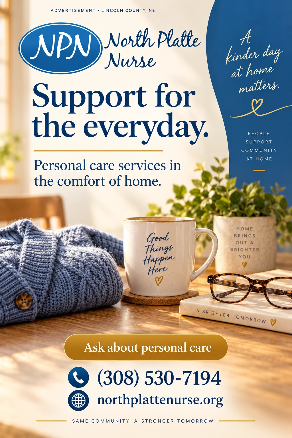 North Platte Nurse portrait advertisement 2