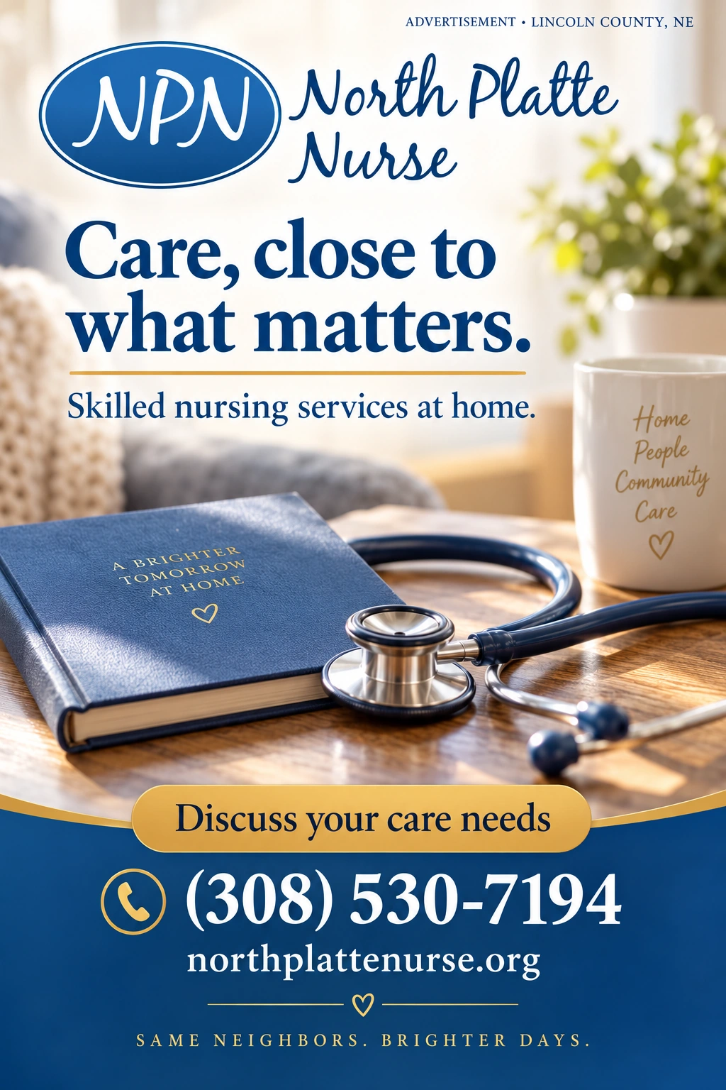 North Platte Nurse portrait advertisement 3