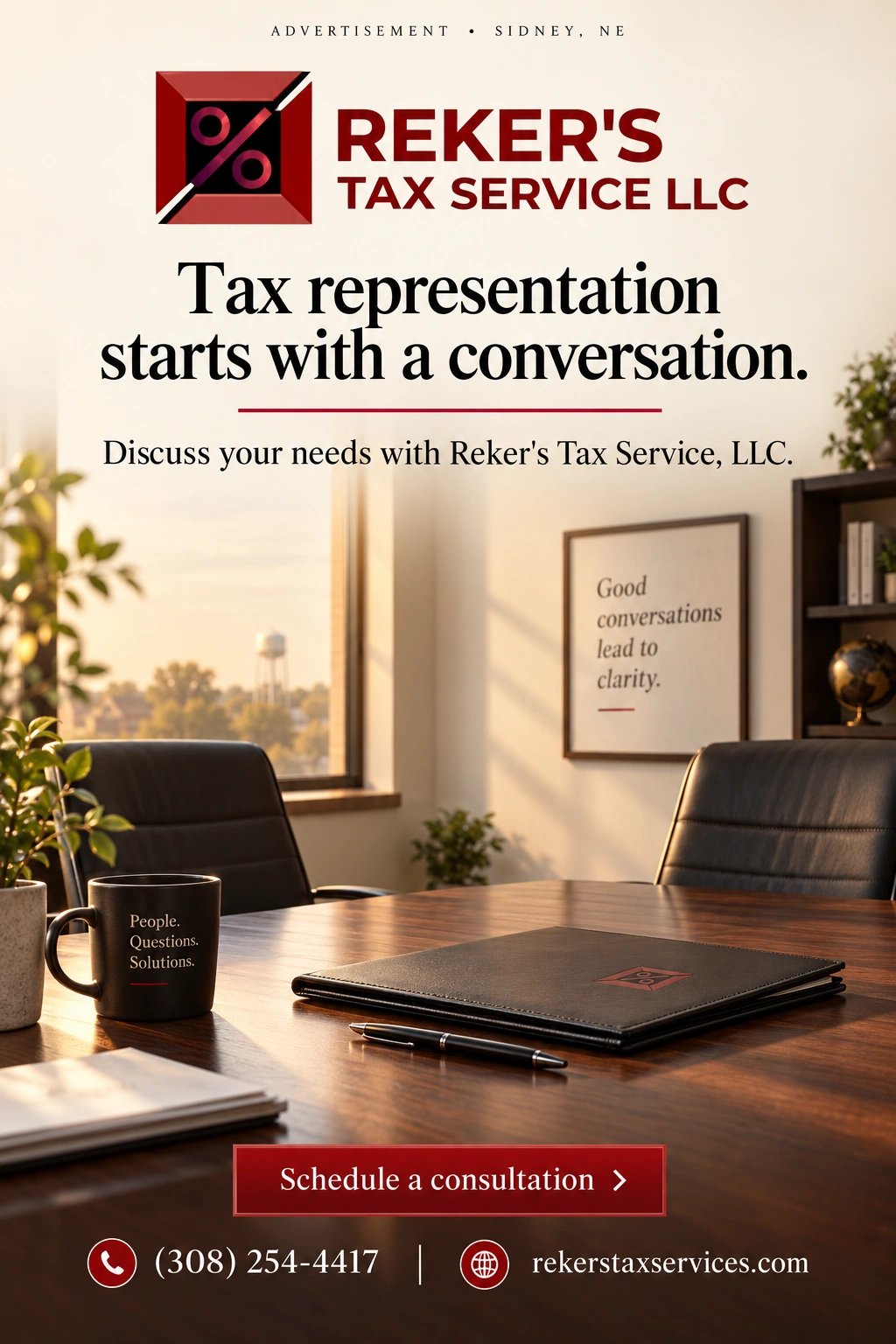 Reker's Tax Service LLC portrait advertisement 4