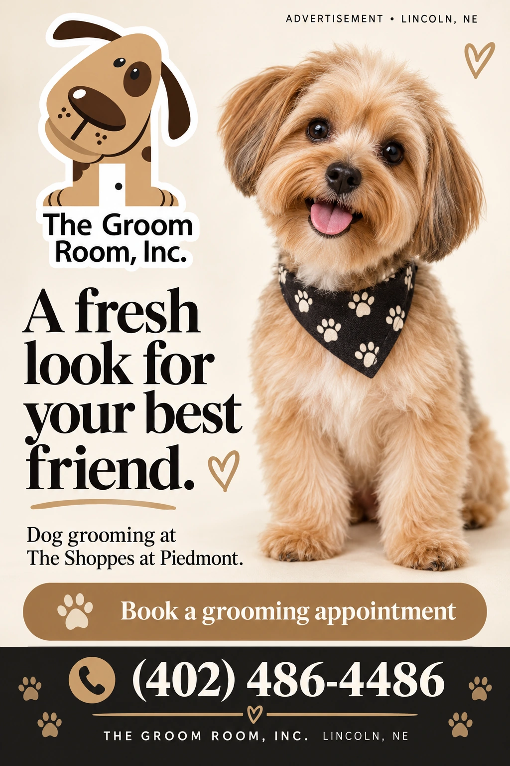 The Groom Room Inc portrait advertisement 1