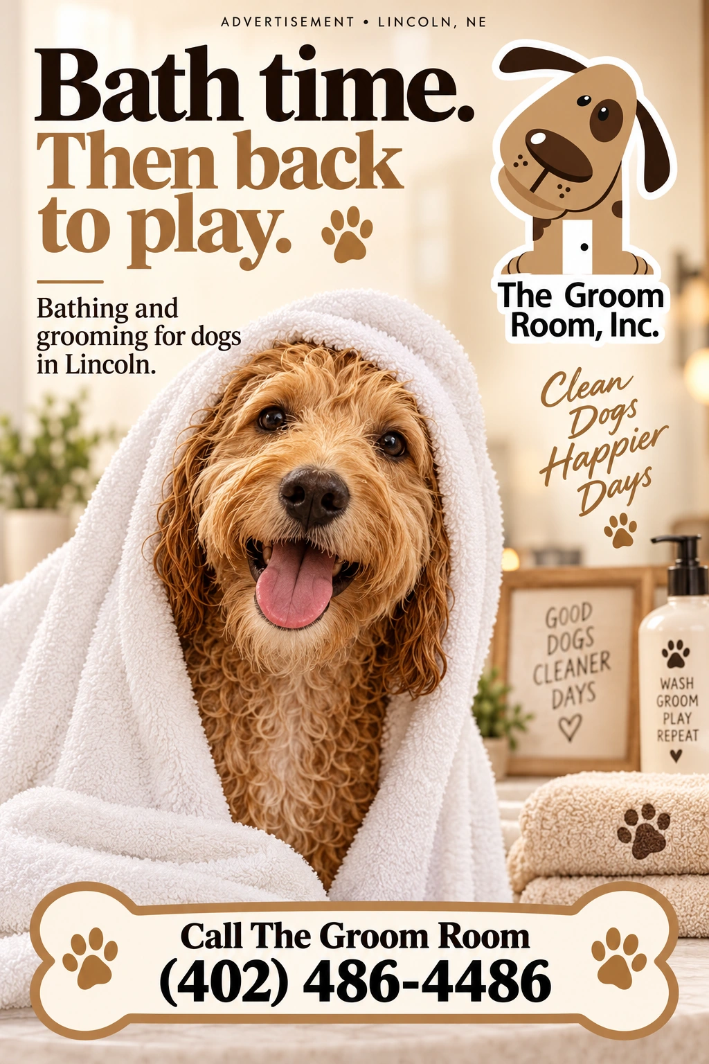 The Groom Room Inc portrait advertisement 2