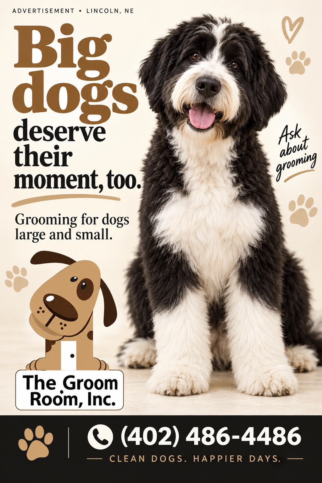 The Groom Room Inc portrait advertisement 3