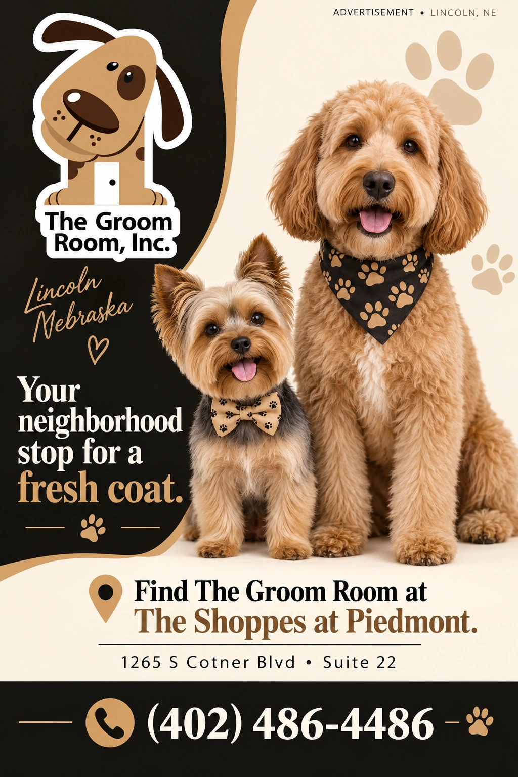 The Groom Room Inc portrait advertisement 5