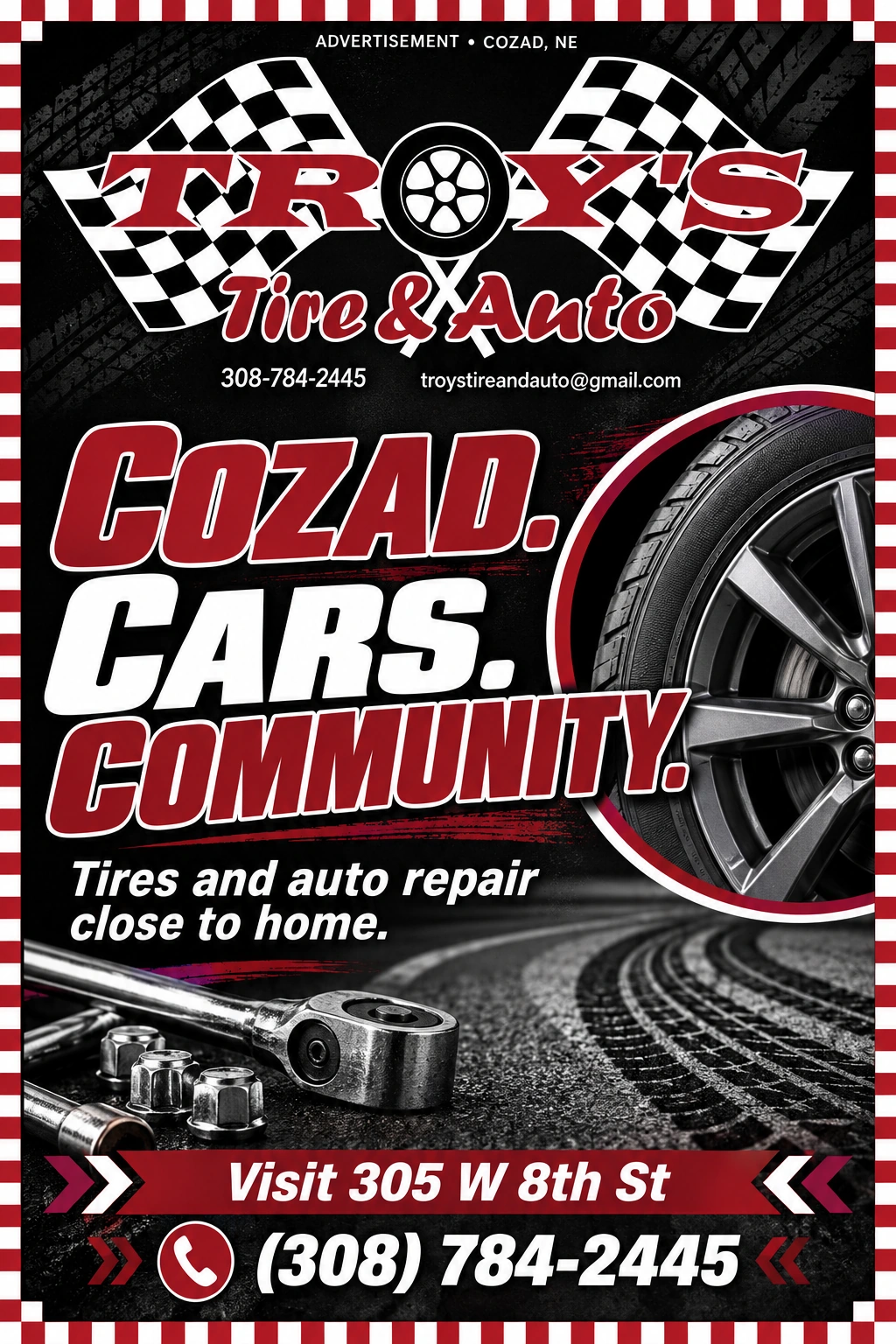 Troy's Tire & Auto portrait advertisement 5